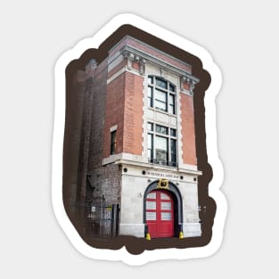 GhostBusters Fire House Sticker